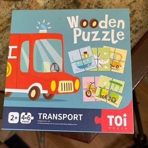 TOI wooden puzzle for age 2, 4x6